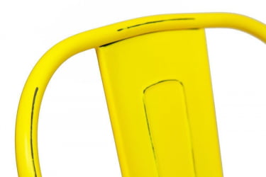 Стул LOFT CHAIR (mod. 012) металл, 45*35*85см, желтый/yellow vintage