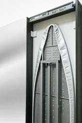 Дизайнерский шкаф Iron Slim (левый, купе) Венге