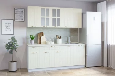 Гарнитур кухонный ПРОВАНС В 2 (врезная мойка) реалвуд безе