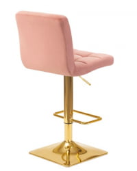 Стул барный DOBRIN GOLDIE (пудрово-розовый велюр (MJ9-32)) 2 шт