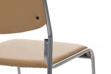 Кресло Nix RCH OMKL-02 Бежевый/Металл окрашенный Хром