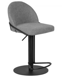 Стул барный DOBRIN OLIVER (серая ткань (FLY1347-17)) 2 шт
