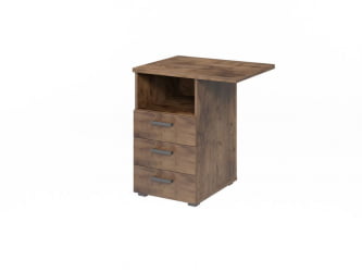 Тумба приставная LEMO L-232 Таксония шоколадная