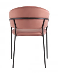 Стул Бруно велюр Пыльно-розовый