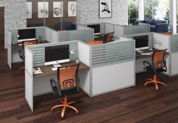 Перегородка со стеклом 1300 мм RAND RP130SG60 Бук Тиара