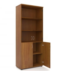 Шкаф для документов со стеклом Р.Ш-2СБ Крафт золотой