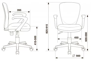 Кресло детское Бюрократ KD-W10AXSN (пластик белый) Красный 26-22