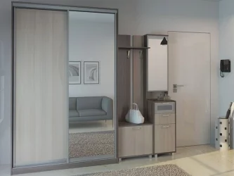 Прихожая WEST Комлпект № 5_Ясень шимо темн/ясень шимо св