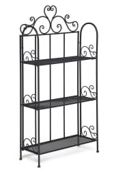Этажерка Secret De Maison 005 стальной сплав, 65х26х132см, черный