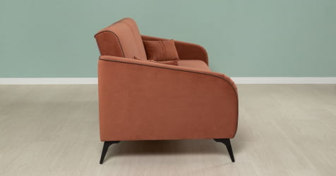 Диван-кровать НОЭЛЬ ТД 445 Велутто 55 терракотовый