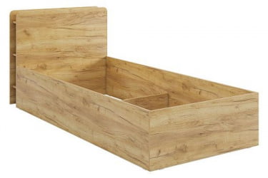 Кровать с основанием Юниор ZO.SMU-02 дуб крафт золотой