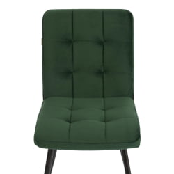 Стул обеденый Medeo велюр, 47х56х89, Deep Forest (изумруд)