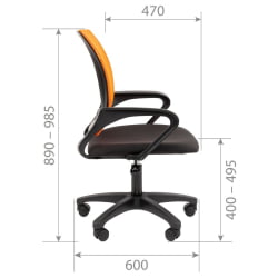 Кресло оператора CHAIRMAN 696 LT N Серый