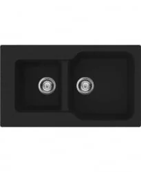 Мойка Omoikiri Maru 86-2-Bl Tetogranit/Черный