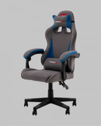 Кресло спортивное TopChairs Phantom серо-голубой