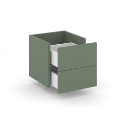 Вставка в надставку - два ящика+ЗС CONCEPT CN.NP-002 Кобо Белый бриллиант