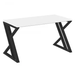 Стол рабочий LOFT VR.L-SRZ-3.7 Металл черный Белый Бриллиант