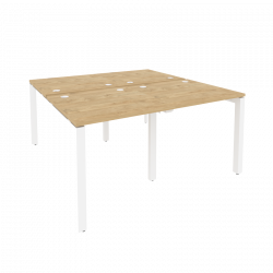 Рабочая станция на П-образном м/к ONIX O.MP-D.RS-4.0.8 Тиквуд Светлый/Белый