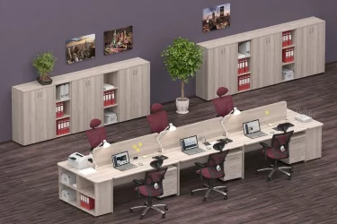 Набор мебели для персонала Glassy №1