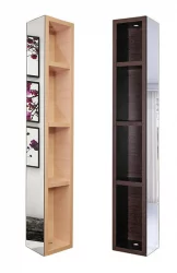 Узкий шкаф в прихожую Хоп Шелф Молочный дуб