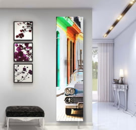 Шкаф с зеркалом Драйв Шелф Арт (левый) Венге