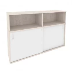 Шкаф-купе приставной / опорный ONIX O.SHKO-2.8 Денвер Светлый/Белый