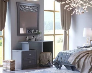 Зеркало навесное ППУ Джулия ЛД 695.080.000 Оникс серый