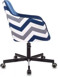 Кресло для оператора Бюрократ CH-380M Сапфировый Italia 17 зигзаг