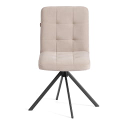 Стул обеденный Medeo поворотный механизм 360, велюр, бежевый, 7