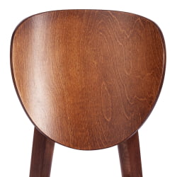 Стул DIAMANTE мягкое сидение бук, 42x42x85см, коричневый, ткань Крекс Айвори