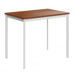 Стол прямой IMAGO-S СП-1.1S орех французский белый полуматовый