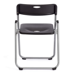 Складной стул FOLDER (mod. 3017H) каркас: металл, сиденье/спинка: пластик, 49 x 46.5 x 73.5 см, black (черный) / grey (серый)