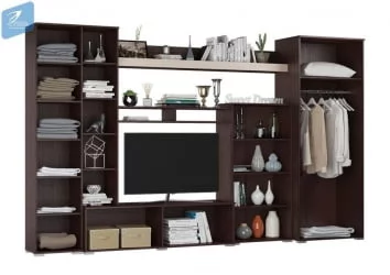 Гостиная Атлантида 5 Венге Дуб молочный