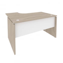 Стол эргономичный правый ONIX O.SA-3R Дуб Аттик/Белый