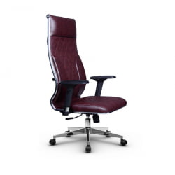Кресло руководителя Metta L 1m 44M/4D Комплект 3 Бордовое