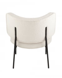 Кресло District Lounge букле Белый