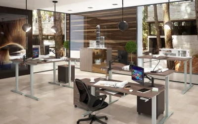 Стол рабочий XTUP 147 Дуб Сонома