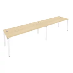 Рабочая станция на 2 раб.места Metal System Б.СМ-2.5 Акация/Белый
