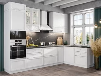 Шкаф кухонный угловой 600 Джулия ЛД 284.610.000.032 Белый