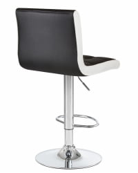 Стул барный DOBRIN CANDY (черно-белый) 2 шт