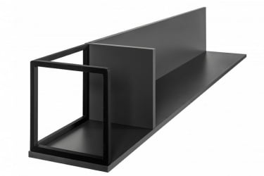 Полка навесная City большая графит