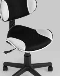 Стул офисный QZY Черно-белый