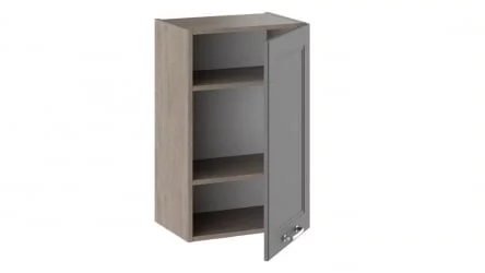 Шкаф навесной Одри В_72-45_1ДР Дуб Сонома трюфель/Серый шелк