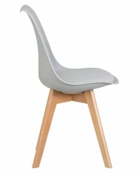 Стул обеденный DOBRIN JERRY SOFT Светло-серый GR-01