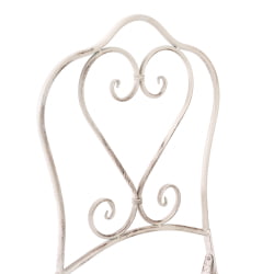 Комплект (стол + 2 стула) Secret de Maison Monique (mod. PL08-6241.6242) металл, стол:62*73, стул: 48*40*93, Античный белый (Antique White)