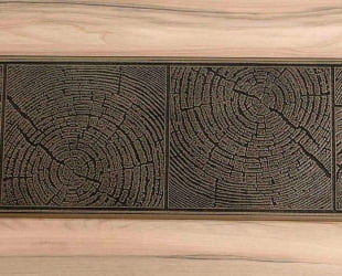 Шкаф-витрина кухонный (с системой плавного закрывания) Бруклин 101.80.1 Дуб Кронберг/Лагода/Антрацит