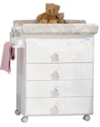 Детский комод Micuna Dolce Luce пеленальный B-1673 white