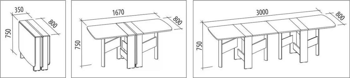 Стол-книжка Колибри 13 Дуб Сонома-Кембридж Крем Квазар