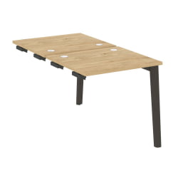 Стол-приставка двойной к опорным элементам ONIX WOOD OW.D.SPR-0.7 Тиквуд Светлый/Темный