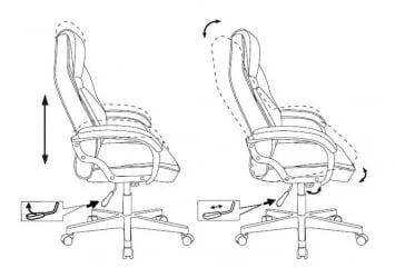 Геймерское кресло Zombie HERO BATZONE Черный